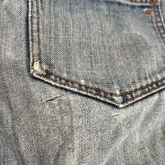 Madewell Distressed Cut Off Jean Shorts - Size 27 - Picture 5 of 5